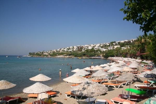 Meteor Beach Hotel Turgutreis Bagian luar foto